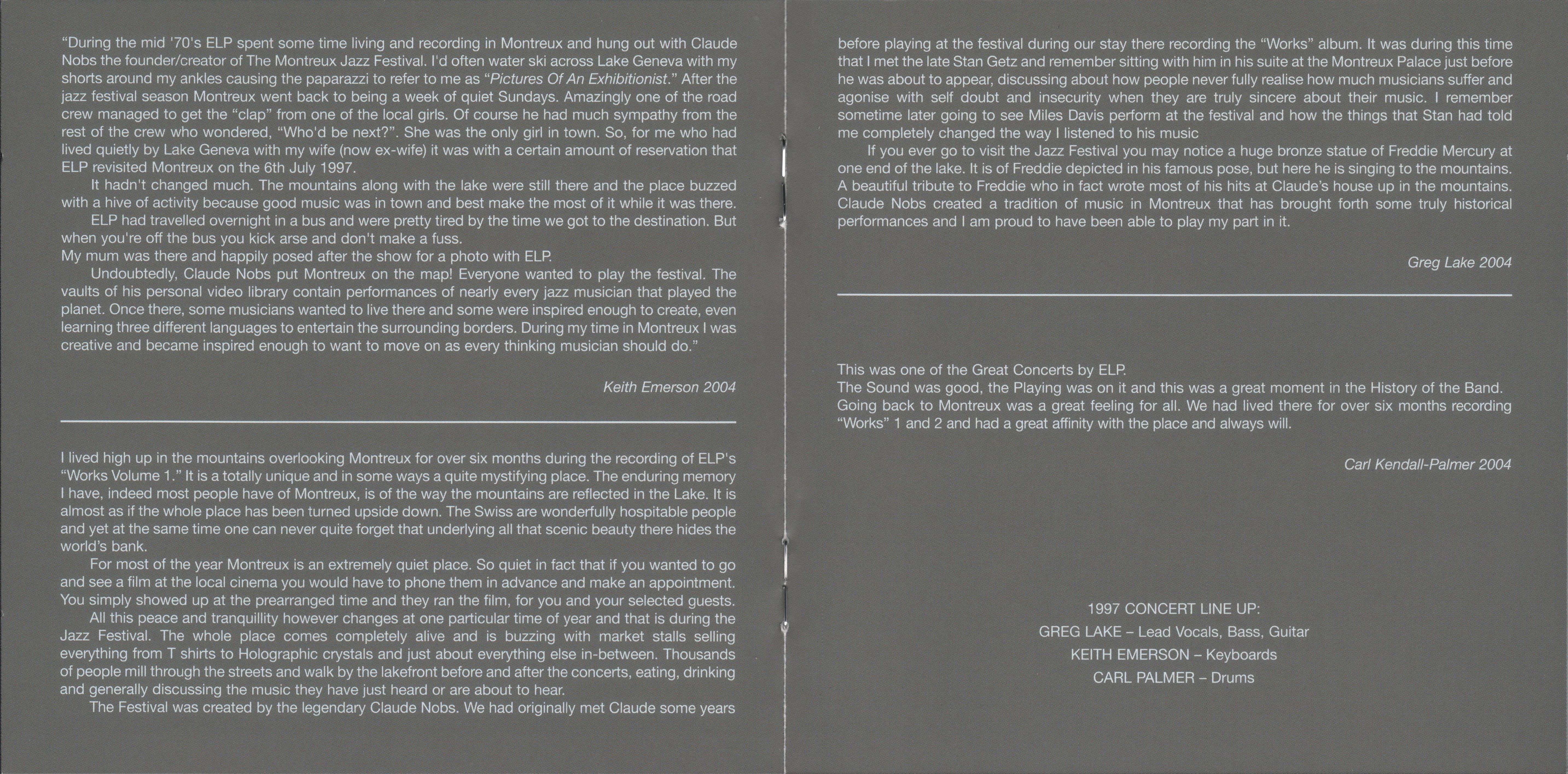 Emerson, Lake and Palmer Live At Montreux 1997 [Booklet03 d]